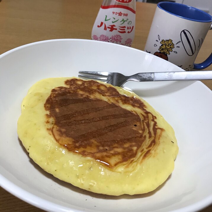 メレンゲなしで！簡単ふわふわホットケーキ♪